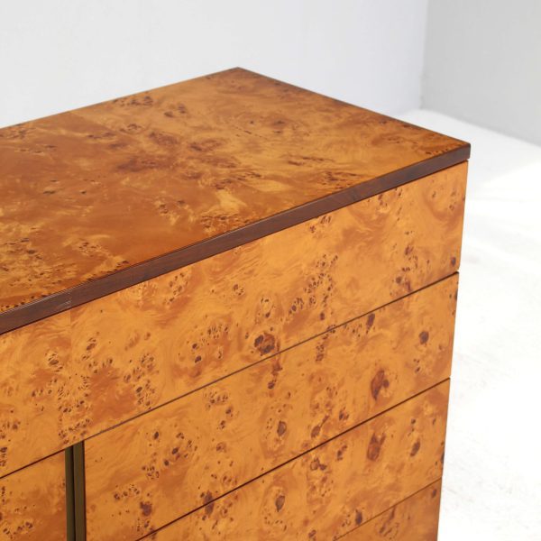 Italian burl woord cabinet