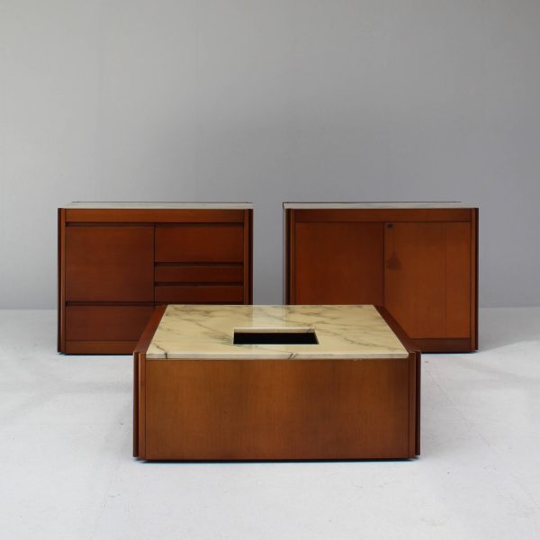 Molteni cabinets and coffee table