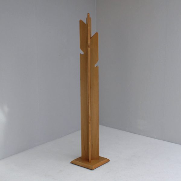 Wooden coat rack