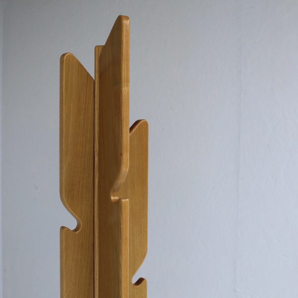 Wooden coat rack