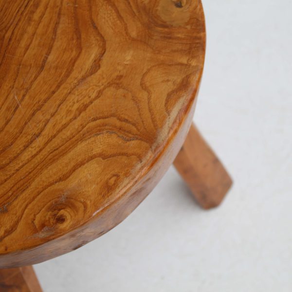 Burl wood stools