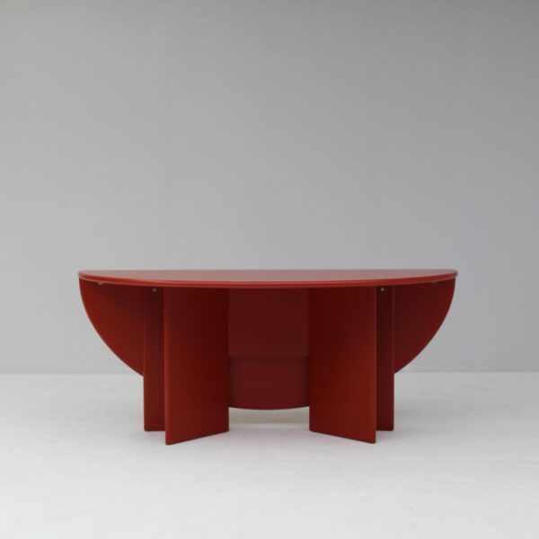 Coral console table by Takahama