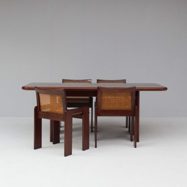 Dining set by Luigi Saccardo for Gasparello, 1980s