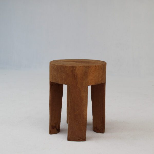 Solid wooden stool