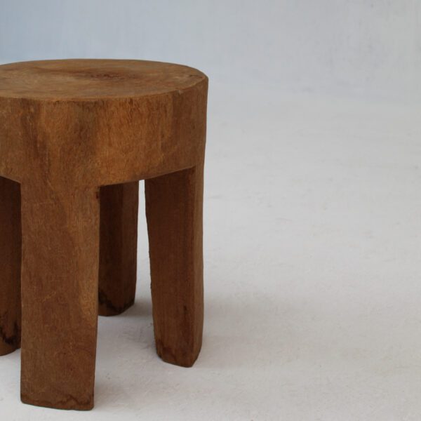 Solid wooden stool